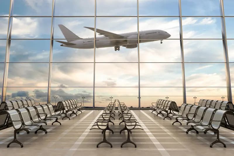 Aeroporto di Rimini vicino alla Tenuta dei Franceschi